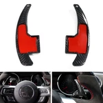 Carbonfiber Steering Wheel Paddle Shifter Extension Cover 15-21 Ford Mustang. Fixed Price $80.09.