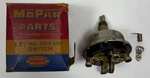 New Old Stock Wiper Switch For 1953-54 Models Mopar #1498689. Fixed Price $90.00.