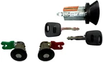 1996-2004 Ford Mustang Ignition & Black Door Lock Cylinders Set Chip Keys H72. Fixed Price $134.95.