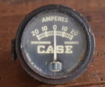 Vintage Ji Case Tractor Farm Implement Ampere Gauge & Bracket. Fixed Price $39.95.
