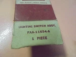 Vintage New Old Stock Ford Lighting Switch Assembly FAA-11654-A. Fixed Price $59.95.