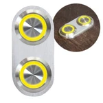 Daytona Billet Switch With Yellow Led Illumination - Single Keep Clean. Fixed Price $70.00.