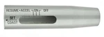 Dakota Digital Aluminum Cruise Control Handle Covers Brushed Finish HNC-1. Fixed Price $57.00.