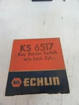 1962----1964 & Pontiac Tempest Ignition Switch Echlin Ks 6517 Wo/key. Fixed Price $42.50.
