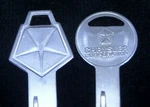 1969-1985 Mopar Chrysler Plymouth Dodge Pentastar Key Blank Set Oem Nos Ign/trnk. Fixed Price $31.95.