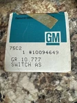 New Genuine Gm General Motors Oem Window Switch Assembly Part No. 10094649. Fixed Price $35.00.