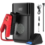 1500A Car Jump Starter & 120PSI Tire Inflator 12800MAH Usb Fast Charger Box. Fixed Price $64.95.