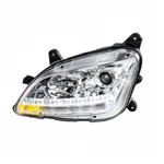 Projection Headlight W/ Led Sequential Turn/drl For Peterbilt - Chrome Driver. Fixed Price $495.98.