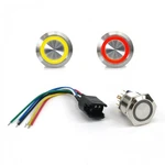 22MM Led Red Latching Billet Button With Wire Harness Keep Clean KIC7617E Rat. Fixed Price $59.95.