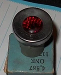 Nos 1940-50'S Buick Dash Parking "brake On" Light Lens. Fixed Price $55.00.