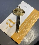 Nos Vintage Uncut Type General Motors Gm Key Blank Oldsmobile Buick Cadillac. Fixed Price $9.98.