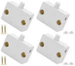 4PCS Cabinet Lamp Switches, White Closet Light Automatic Door Ward. Fixed Price $11.67.