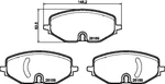 Hella Brake Pad Set T2892 E.g. Audi / Cupra Ford Seat 8DB355040-801. Fixed Price $61.93.