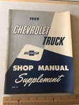 Original Gm Chevy 1959 Chevrolet Truck Shop Manual Supplement #S&M-16. Fixed Price $10.00.