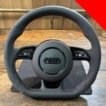 Audi B8.5 C7 8V Flat Bottom Steering Wheel RS3 RS4 RS5 RS6 Alcantara Dsg. Fixed Price $399.00.