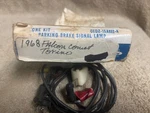 Nos Ford C8DZ-15A852-A 1968-70 Falcon Comet Parking Brake Signal Lamp Assy. Fixed Price $90.00.
