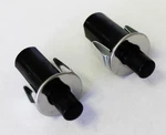 New 1965-1967 Ford Mustang Door Courtesy Light Switch At Jamb Stainless Set. Fixed Price $18.90.