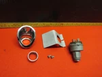 1967 Barracuda Dart Valiant Ignition Switch Bezel And Nut. Fixed Price $75.00.