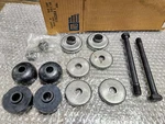 63-82 C2 C3 Corvette Rear Leaf Spring Shackle Mount Kit , Bolt Cushion Nos Oem. Fixed Price $221.00.