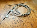 Chevy Heater Control Cables Stainless New 1957 Chevrolet. Fixed Price $62.99.