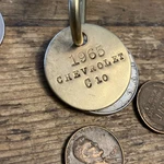 1965 Chevrolet C-10 Truck Solid Brass Key Fob Chevy Pick Up Longbed Fleet. Fixed Price $14.95.