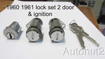 1960 1961 Dodge Plymouth Chrysler Desoto Set Ignition 2 Door Nos. Fixed Price $70.00.