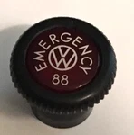 Vintage Volkswagen Part #113-953-245 Emergency Knob/cap(no Spindle). Fixed Price $50.00.
