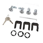 1967-1969 Ford Mustang Polished Stainless Ignition Doors Trunk Lock Set Keys. Fixed Price $54.95.