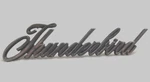 1976-1977 Ford Thunderbird Fender Emblem Badge Logo Nameplate Oem D6SB-16098-AA. Fixed Price $11.00.