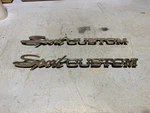 Ford F100 Truck Sportcustom Nameplate Emblems Pair 1970 1971 1972. Fixed Price $85.00.