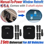 2X Universal Electric Power Window Switch Kit Fits Any Spline Manual To. Fixed Price $128.99.