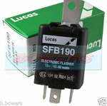 Lucas SFB153 SFB156 SFB162 SFB170 SFB182 SFB190 98W Pin Hazard Flasher Unit. Fixed Price $20.15.