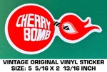 Cherry Bomb Thrush Exhaust Racing - Vintage Original Vinyl Decal Sticker. Fixed Price $6.52.
