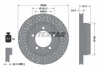 Textar 92176705 Brake Disc For Porsche. Fixed Price $119.77.