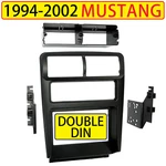 1994-2002 Ford Mustang Car Stereo Radio Double Din Dash Kit Bezel #95-5703B. Fixed Price $51.49.