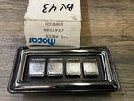 1970-78 Dodge Plymouth Chrysler Nos Mopar Way Power Window Switch 3747288. Fixed Price $225.00.
