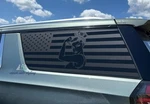 Fits 2021-2026 Chevy Suburban Quarter Window Girl Power American Flag Decal. Fixed Price $29.99.