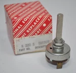 Nos Vintage Ark-les Arcles Rotary Power On/off Switch 4A 125VAC 2A 250VAC 1/4". Fixed Price $15.74.