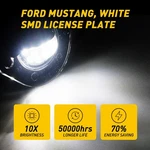 2PC Fit Ford 1994-2004 Mustang Led License Plate Light Bulb Assembly Replacement. Fixed Price $13.99.