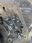 1967 Ford Galaxie 1968 Door Window Pull Handles Cranks Interior 1966 1965 Vent. Fixed Price $79.99.
