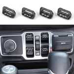 Carbon Fiber Window Control Switch Button Trim For Jeep Wrangler Jl Jt 2018+. Fixed Price $15.99.