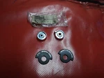 Corvette 1963 New Radio Bezels & Spacers. Fixed Price $69.95.