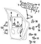 Genuine Ford Door Lock Actuator Motor F8DZ-5426594-A. Fixed Price $30.69.