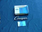1977 Mercury Cougar Trunk Lid Emblem, Nos! Nameplate D7WY-6542528-A. Fixed Price $49.99.
