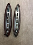 1961 Chrysler Imperial Crown Dash Push Button Shifter Heater Control Bezels. Fixed Price $180.00.