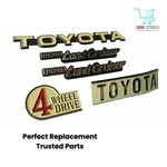 Toyota Land Cruiser Emblem Badge Set FJ40 FJ45 BJ40 BJ42 5PCS Vintage Off Road. Fixed Price $50.00.
