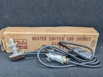 Nos 1950 1951 Ford Passenger Heater Switch Control & Socket OA-18623B. Fixed Price $29.99.