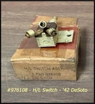Nos 1942 Desoto Headlight Control Switch Sedan Convertible Coupe Mopar. Fixed Price $49.50.