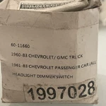 Counterpart Auto - Headlight Dimmer Switch Fits 1960 83 Chevrolet/gmc Truck. Fixed Price $18.00.