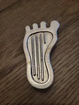 Vintage Small Metal Foot Dimmer Switch Cover W/screws Hot Rod Cal-custom. Fixed Price $24.00.